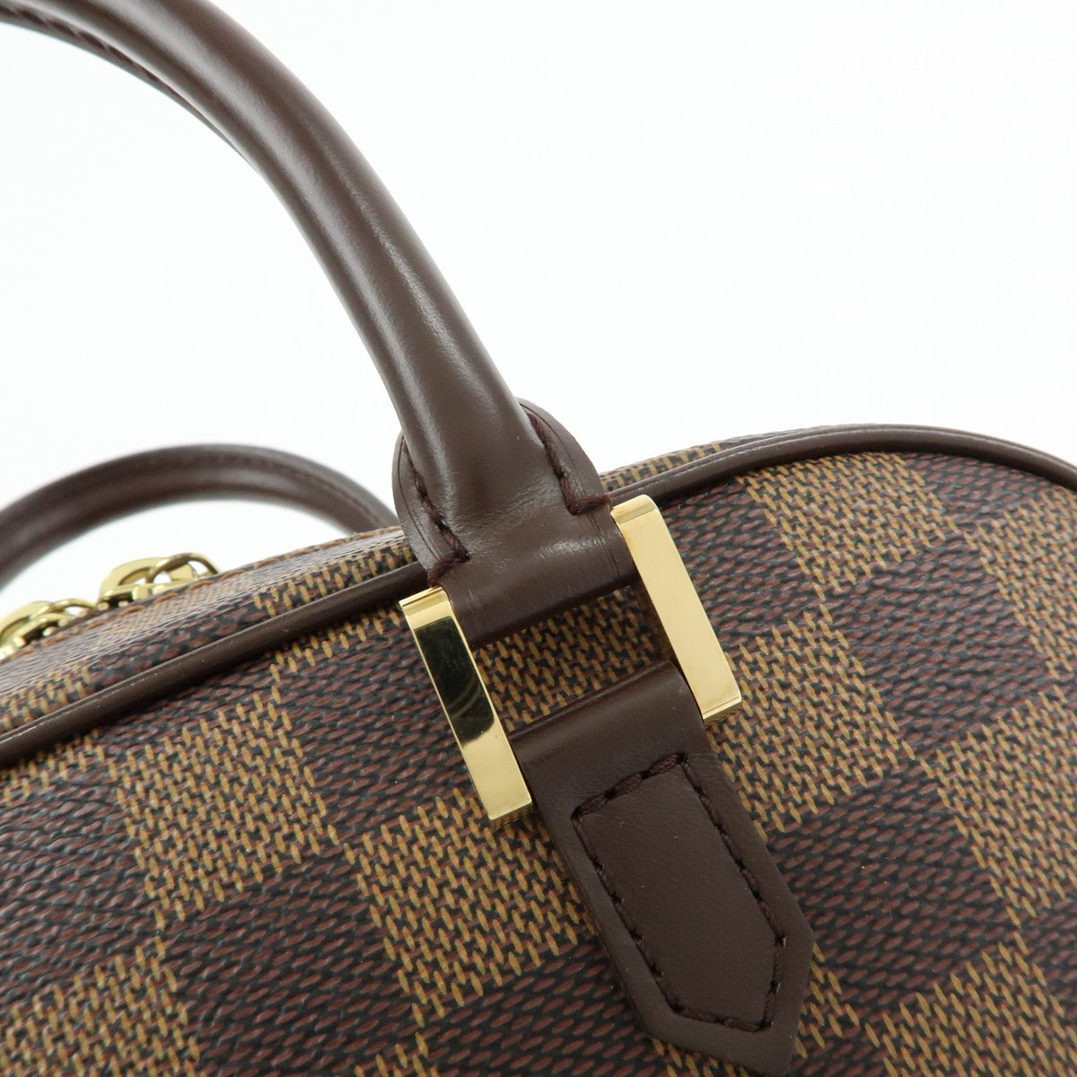 Louis Vuitton Sarria Damier, Brown, Canvas, Handbag