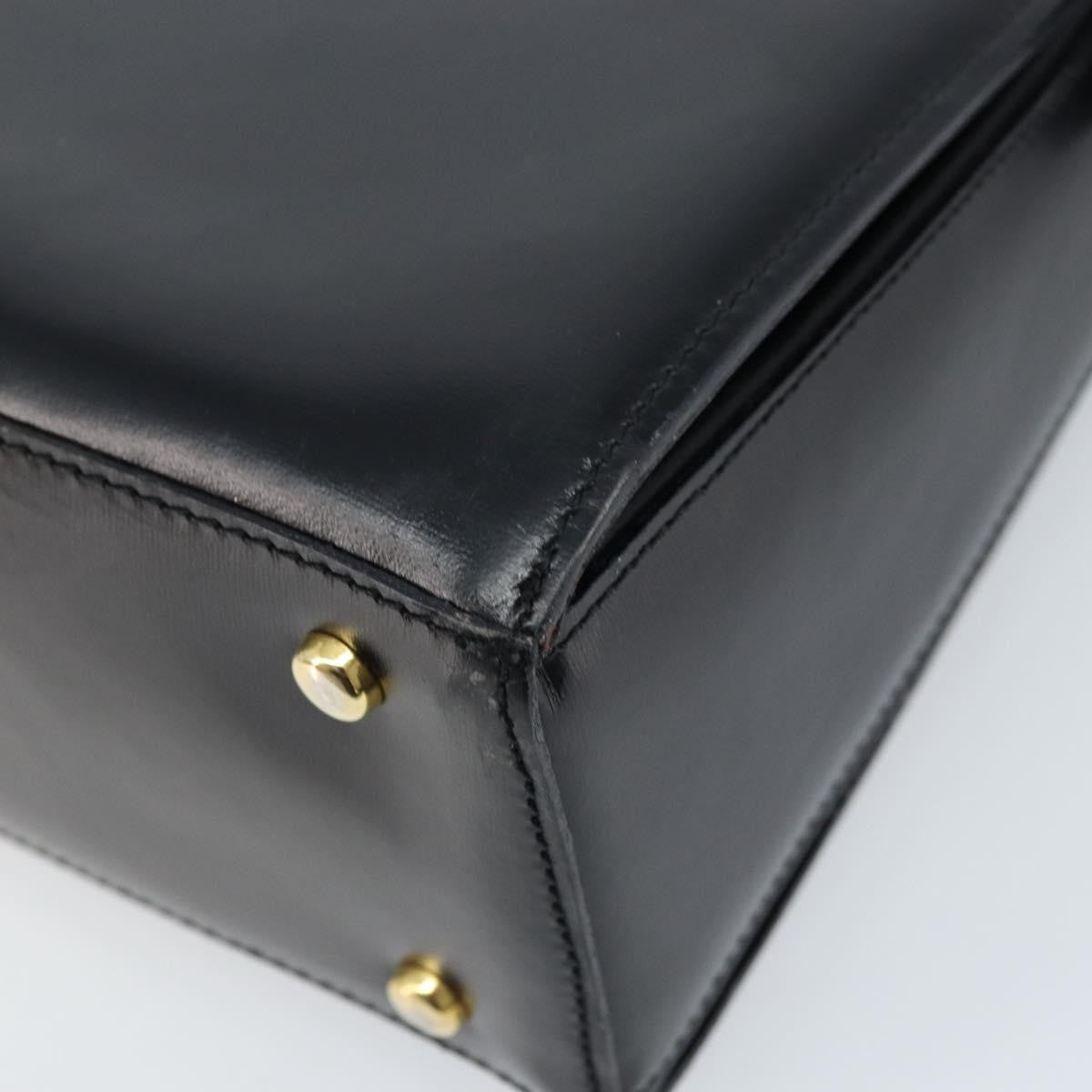 Celine Vintage Leather, Black, Leather, Shoulder Bag