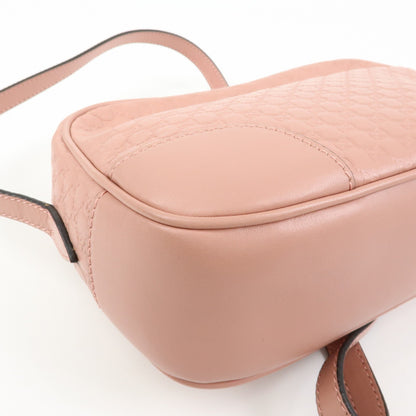 Gucci Bree Disco Microguccissima Leather, Pink, Leather, Crossbody Bag