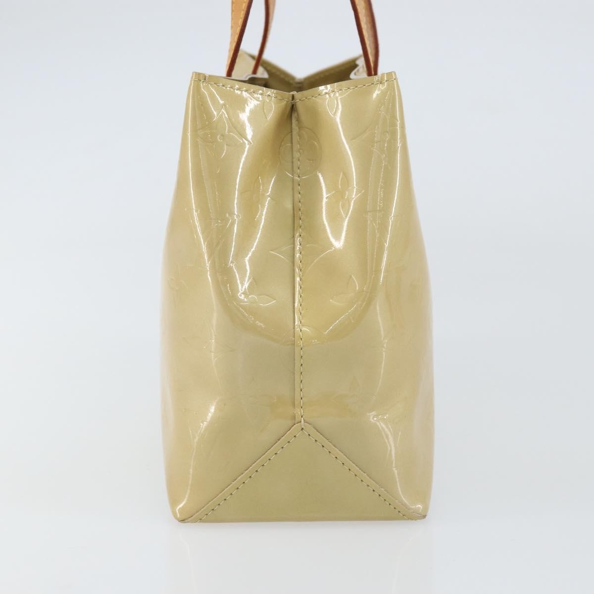 Louis Vuitton Reade Monogram Vernis, Beige, Patent Leather, Handbag