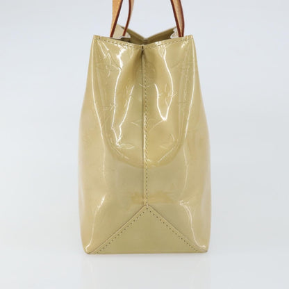Louis Vuitton Reade Monogram Vernis, Beige, Patent Leather, Handbag