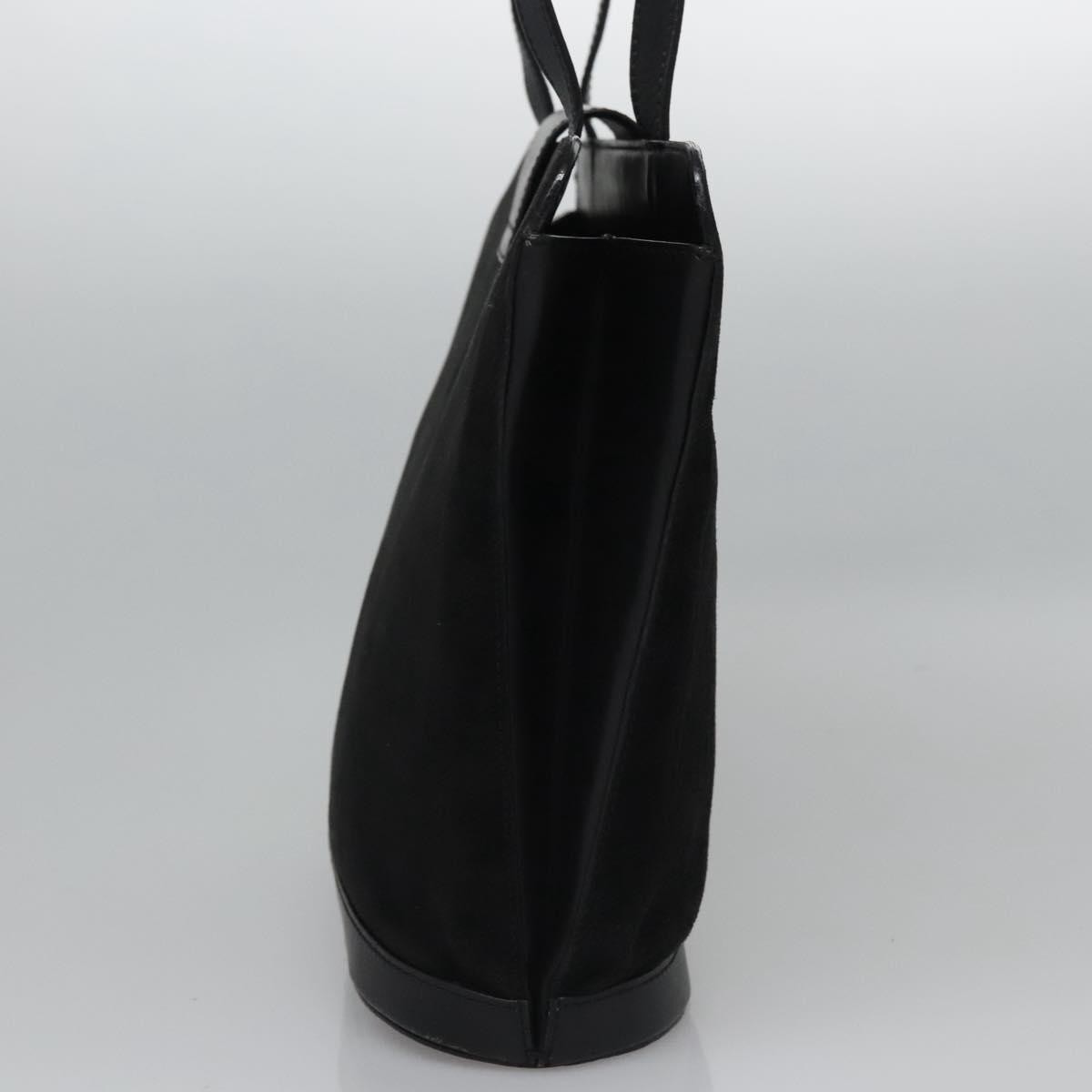 Celine Vintage Suede, Black, Suede, Shoulder Bag