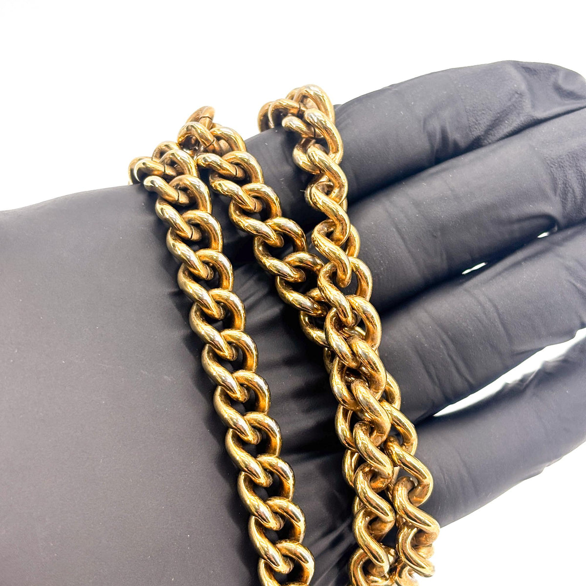 Gucci GG Marmont Chain Matelasse Leather, Black, Leather, Shoulder Bag