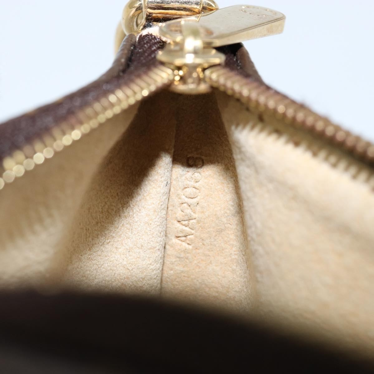 Louis Vuitton Milla Pochette Monogram Canvas, Brown, Canvas, Clutch