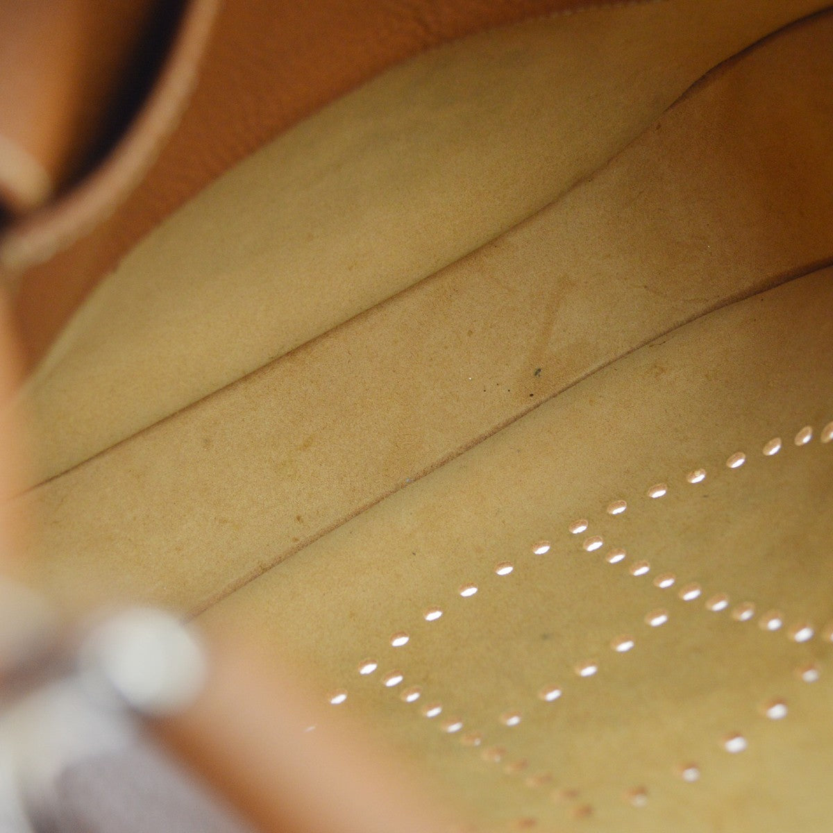 Hermes Evelyne Bag Gen I Togo, Gold, Leather, Handbag