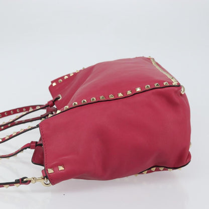 Valentino Garavani Rockstud Tote Soft Leather, Pink, Leather, Tote Bag