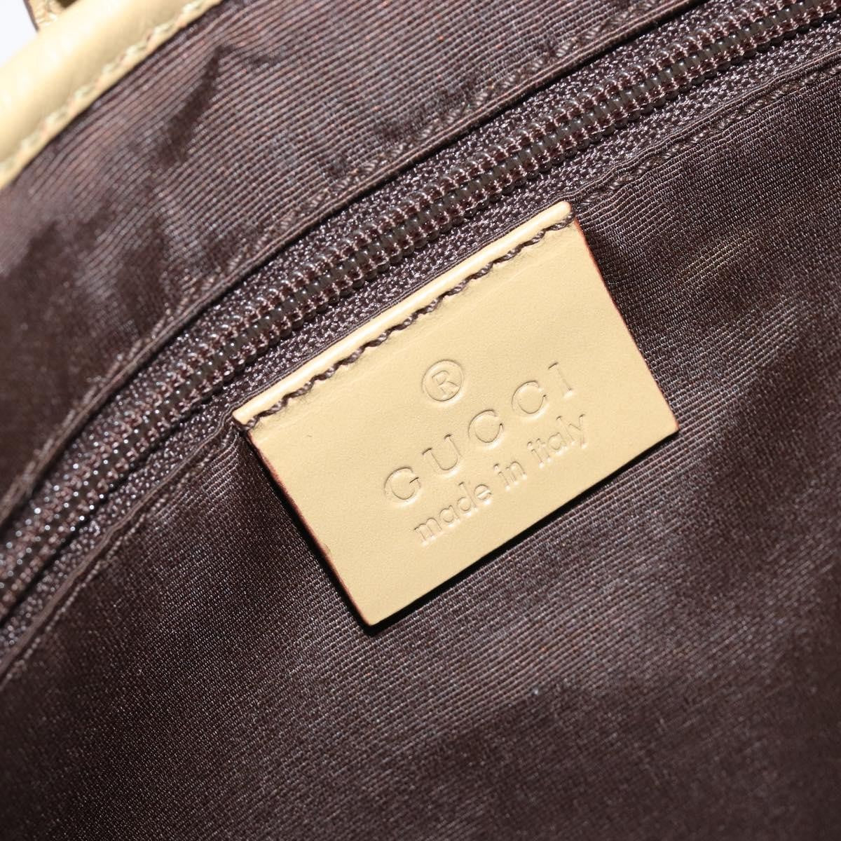 Gucci Jackie GG Canvas and Leather, Beige, Canvas, Tote Bag