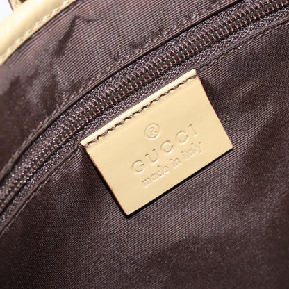Gucci Jackie GG Canvas and Leather, Beige, Canvas, Tote Bag