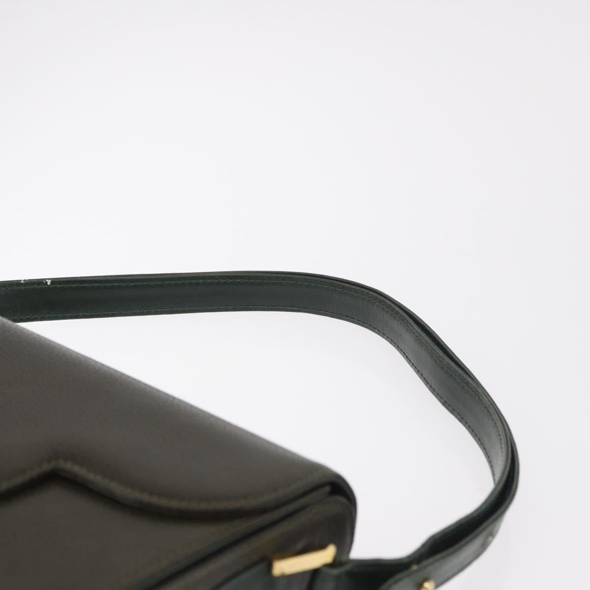 Bally Handbag Leather, Green, Leather, Handbag