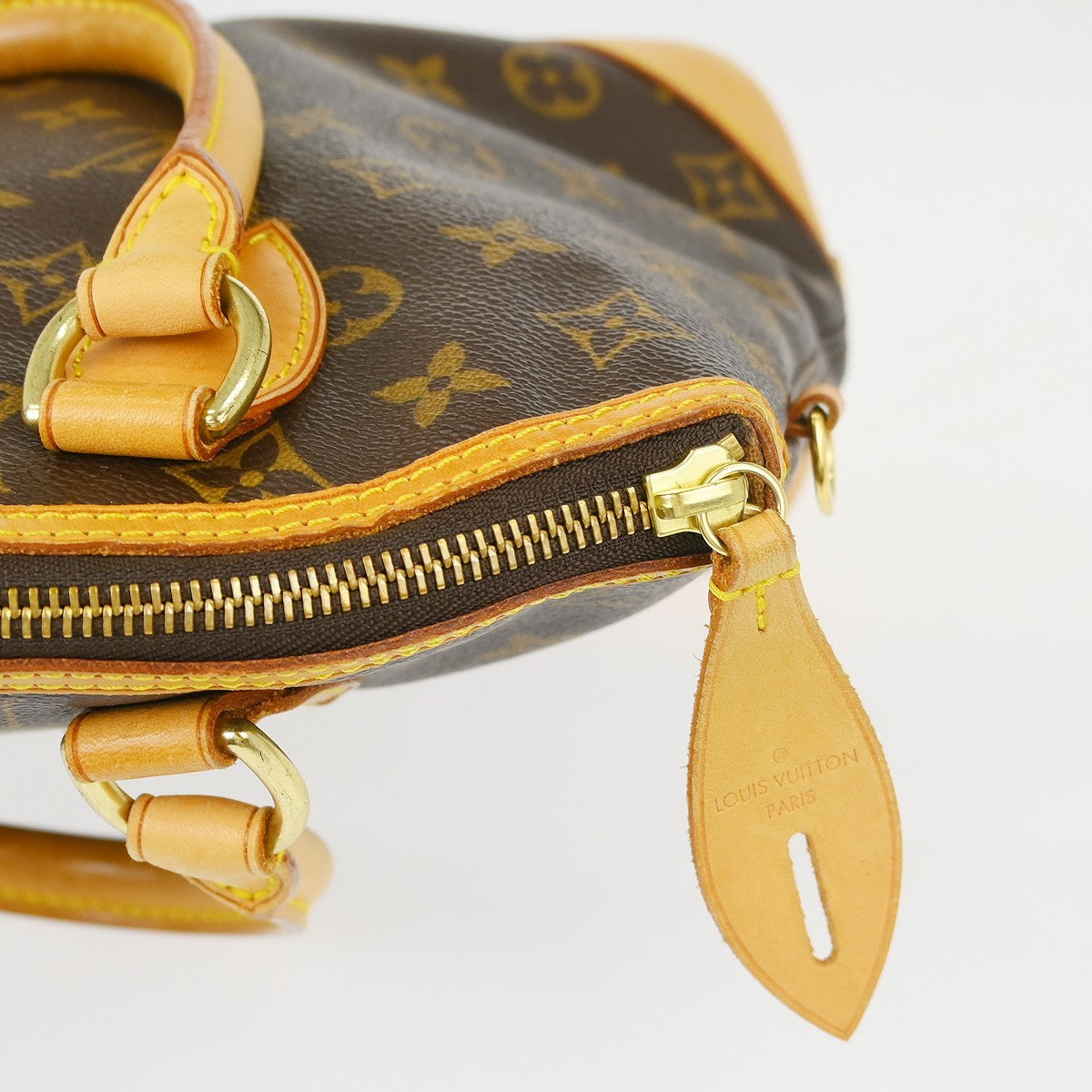 Louis Vuitton Lockit Monogram Canvas, Brown, Canvas, Handbag