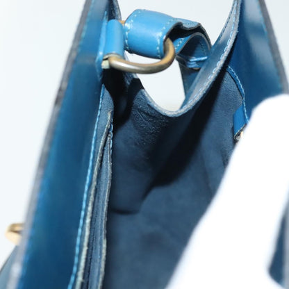 Louis Vuitton Cluny Epi Leather, Blue, Leather, Shoulder Bag