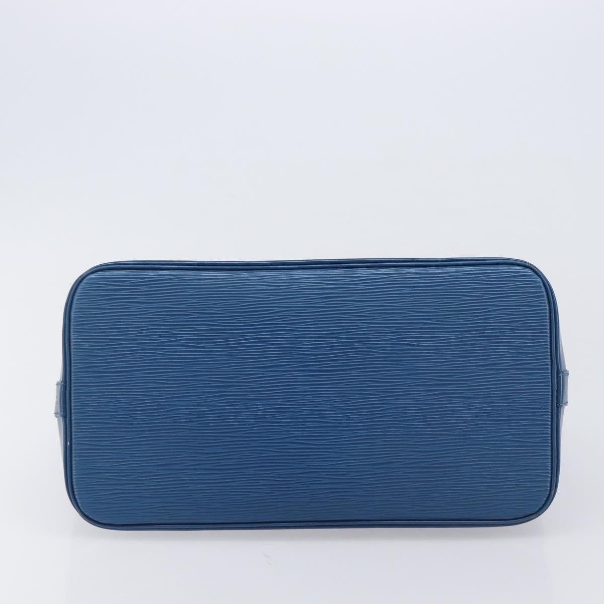 Louis Vuitton Alma Epi Leather, Blue, Leather, Handbag