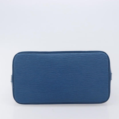 Louis Vuitton Alma Epi Leather, Blue, Leather, Handbag