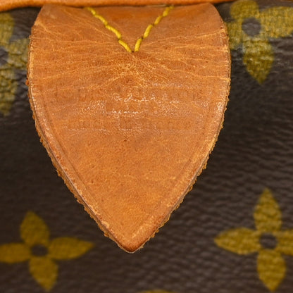 Louis Vuitton Speedy Monogram, Brown, Canvas, Handbag