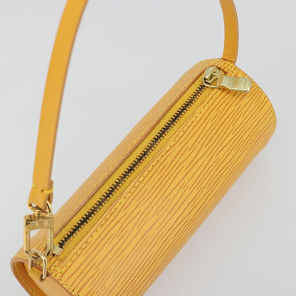 Louis Vuitton Soufflot Pochette Epi Leather, Yellow, Leather, Clutch