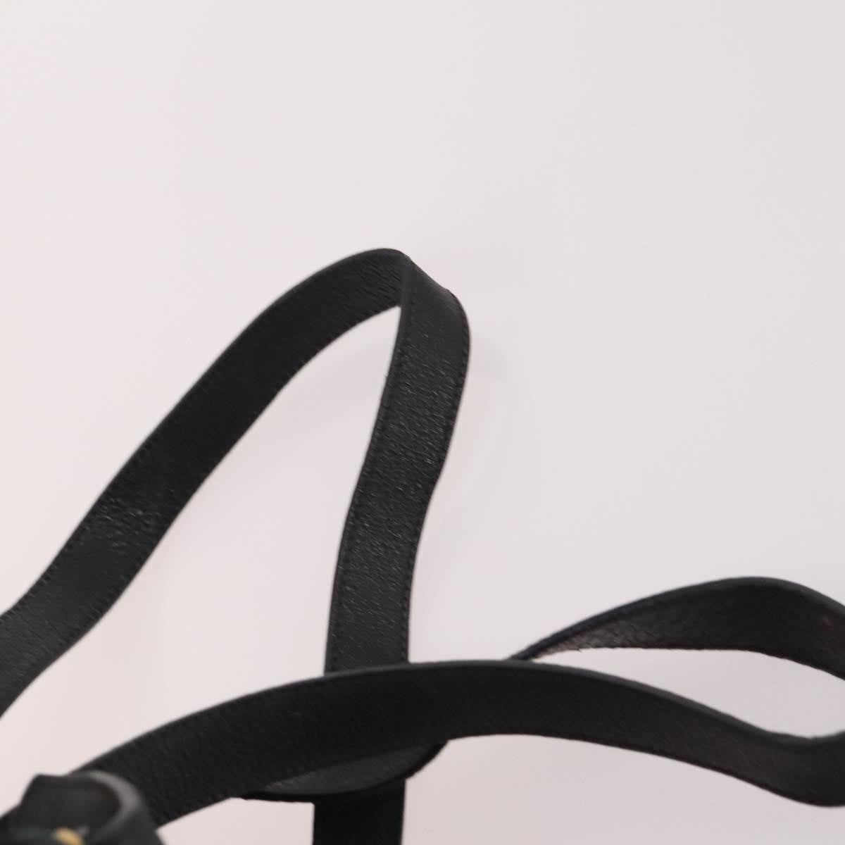 Gucci Vintage Bamboo Suede, Black, Suede, Backpack