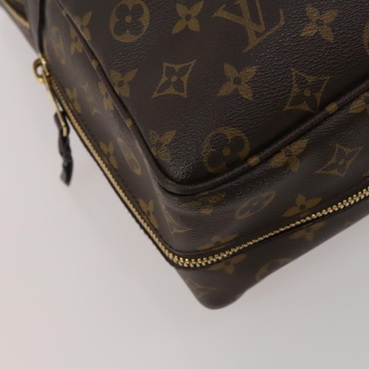 Louis Vuitton Bequia Porte Document Geant Monogram Canvas with Leather, Brown, Canvas, Briefcase