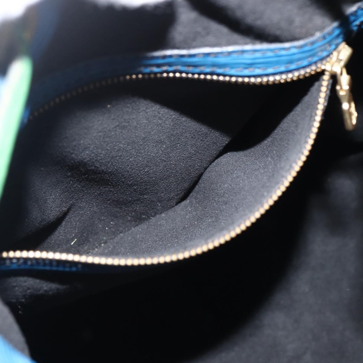 Louis Vuitton Bicolor Noe Epi Leather, Blue, Leather, Shoulder Bag