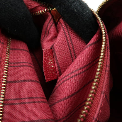 Louis Vuitton Speedy Bandouliere Monogram Empreinte Leather, Red, Leather, Handbag