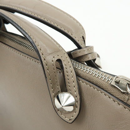 Fendi By The Way Satchel Leather, Beige, Leather, Handbag