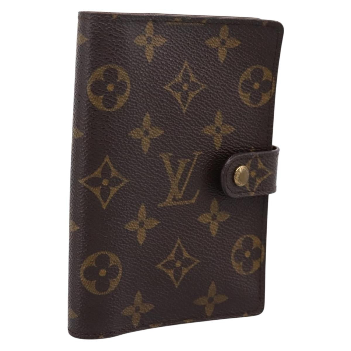 Louis Vuitton Agenda Cover Monogram Canvas, Brown, Canvas, Wallet