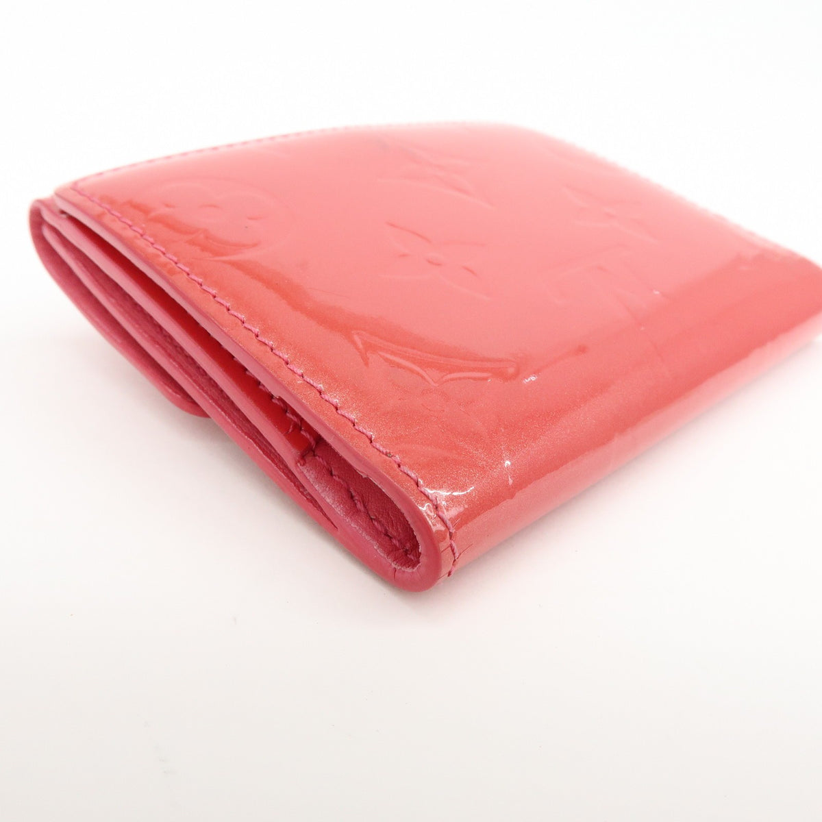Louis Vuitton Ludlow Vernis, Pink, Patent Leather, Wallet