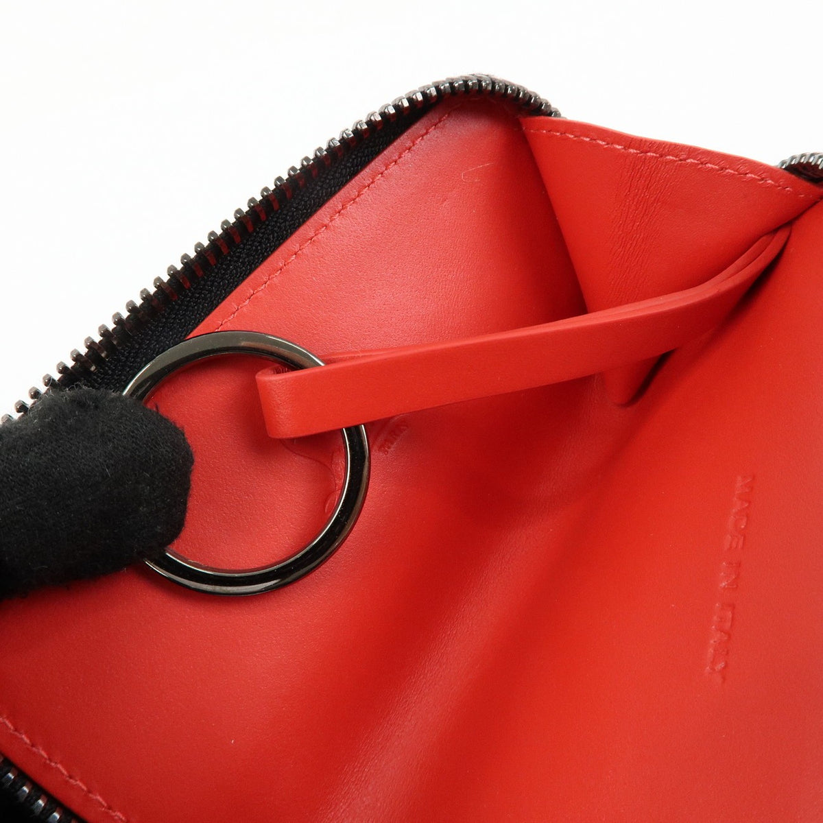 Christian Louboutin Panettone Coin Purse Spiked Leather, Black, Leather, Wallet