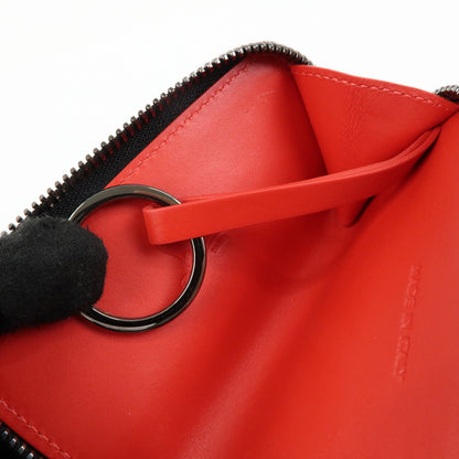 Christian Louboutin Panettone Coin Purse Spiked Leather, Black, Leather, Wallet