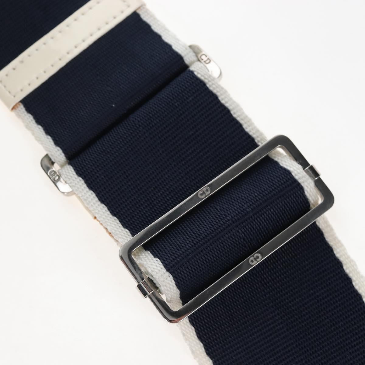 Christian Dior Vintage Girly Boston Diorissimo Canvas, Navy, Canvas, Handbag