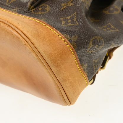 Louis Vuitton Montsouris Monogram, Brown, Canvas, Backpack