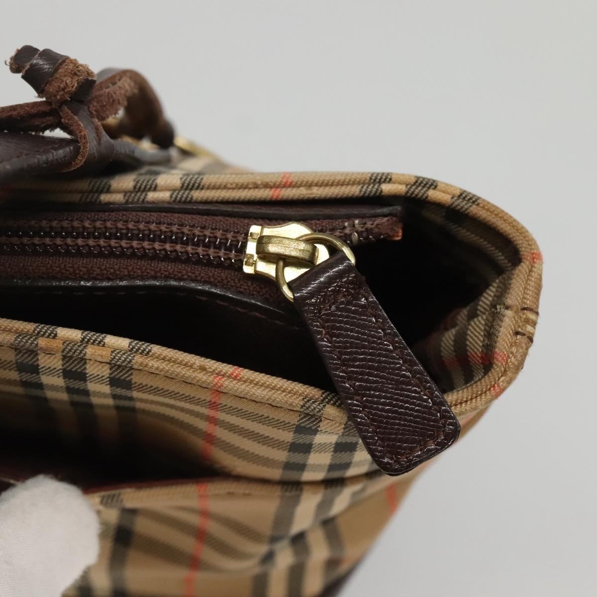 Burberry Nova Check Tote canvas check pattern, Beige, Canvas, Handbag