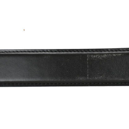 Gucci G Buckle Belt Leather, Black, Leather, Belt