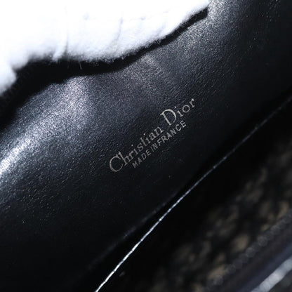 Christian Dior Vintage Trotter Romantique Boston Diorissimo Coated Canvas, Navy, Canvas, Shoulder Bag