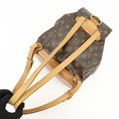 Louis Vuitton Vintage Montsouris Monogram Canvas, Brown, Canvas, Backpack