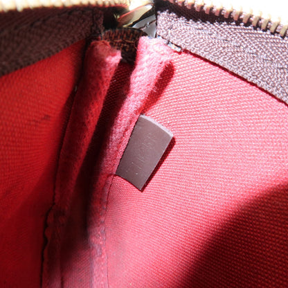 Louis Vuitton Pochette Accessoires Damier, Brown, Canvas, Clutch