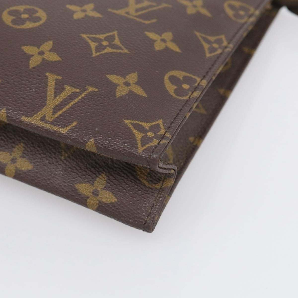 Louis Vuitton Toiletry Pouch Monogram Canvas, Brown, Canvas, Clutch