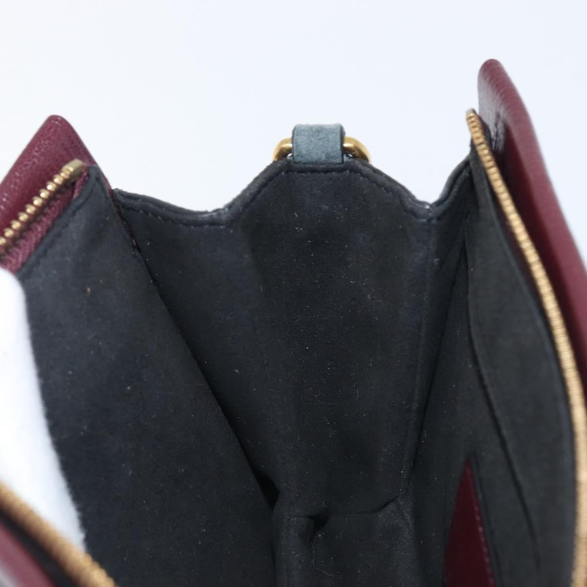 Givenchy Cross 3 Leather, Burgundy, Leather, Crossbody Bag