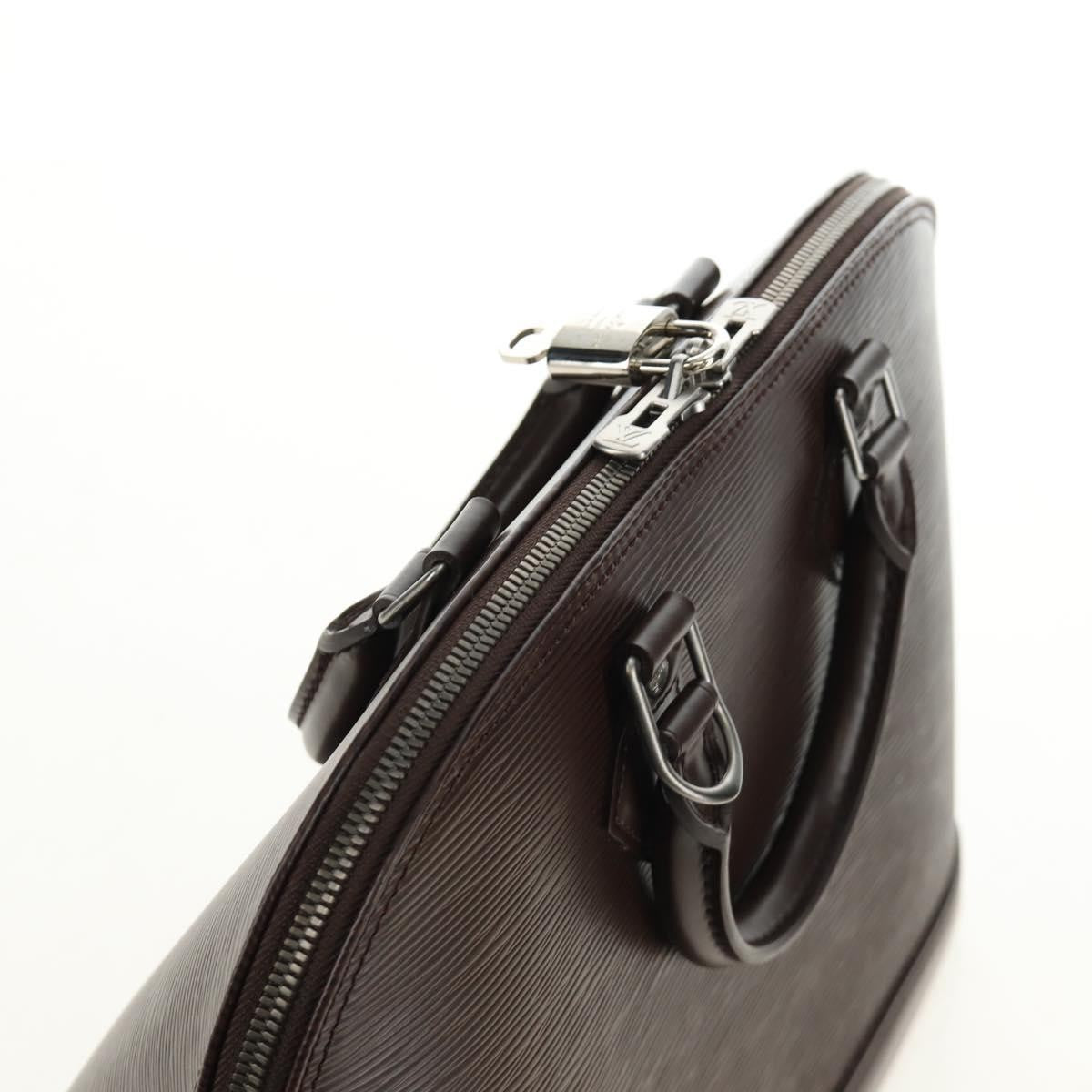 Louis Vuitton Alma Epi Leather, Brown, Leather, Handbag