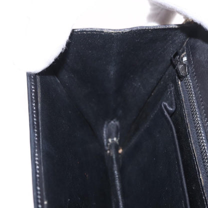 Celine Shoulder Leather, Black, Leather, Shoulder Bag
