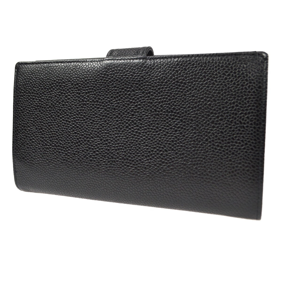 Chanel Timeless CC French Caviar, Black, Leather, Wallet