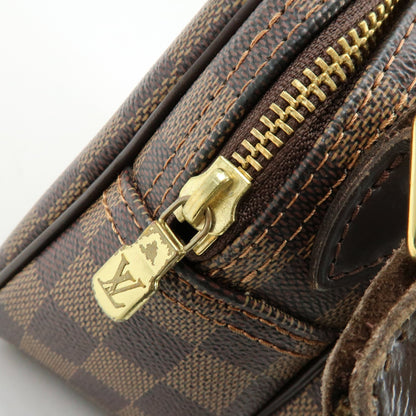 Louis Vuitton Reporter Damier, Brown, Canvas, Shoulder Bag