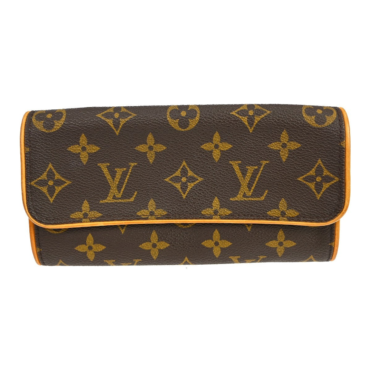 Louis Vuitton Twin Monogram, Brown, Canvas, Clutch