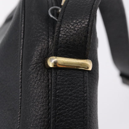 Saint Laurent Vintage Shoulder bag Leather, Black, Leather, Shoulder Bag