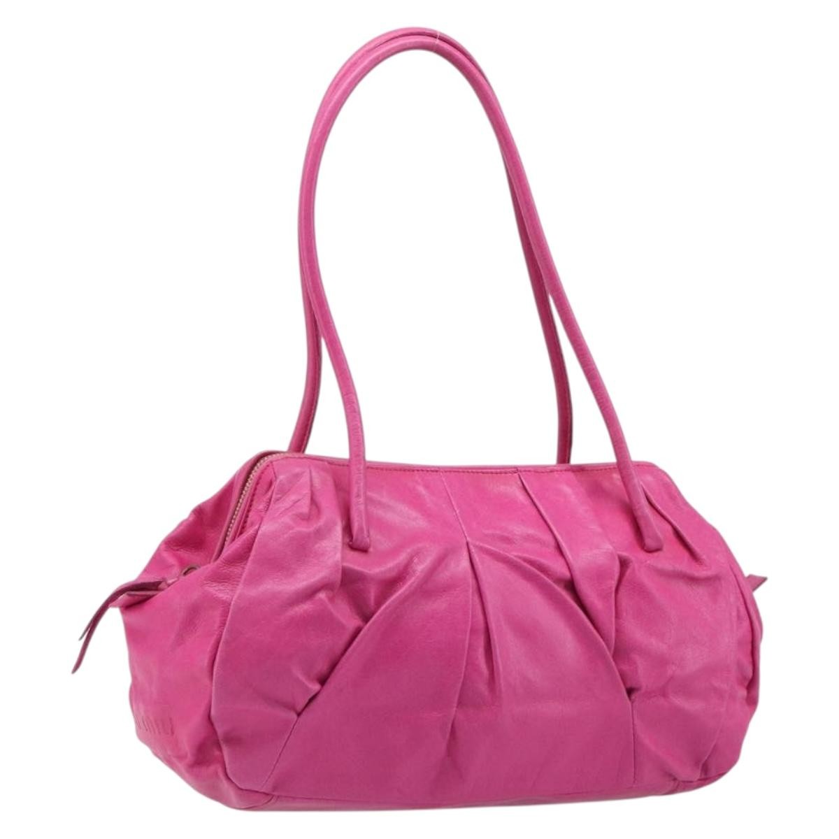 Miu Miu Shoulder Leather, Pink, Leather, Shoulder Bag
