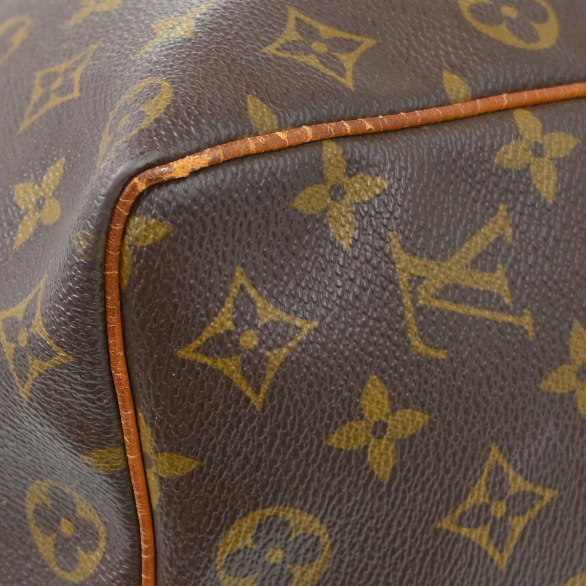 Louis Vuitton Keepall Monogram Canvas, Brown, Canvas, Travel Bag