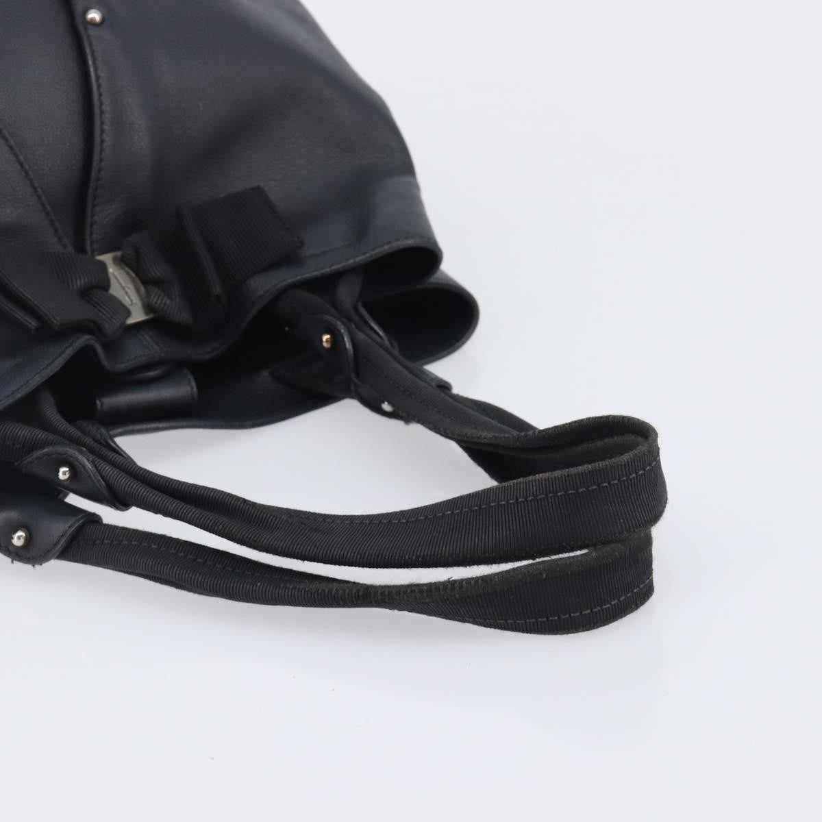 Salvatore Ferragamo Vala tote Leather, Black, Leather, Tote Bag