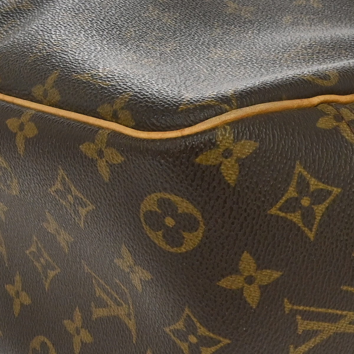 Louis Vuitton Deauville Monogram, Brown, Canvas, Handbag