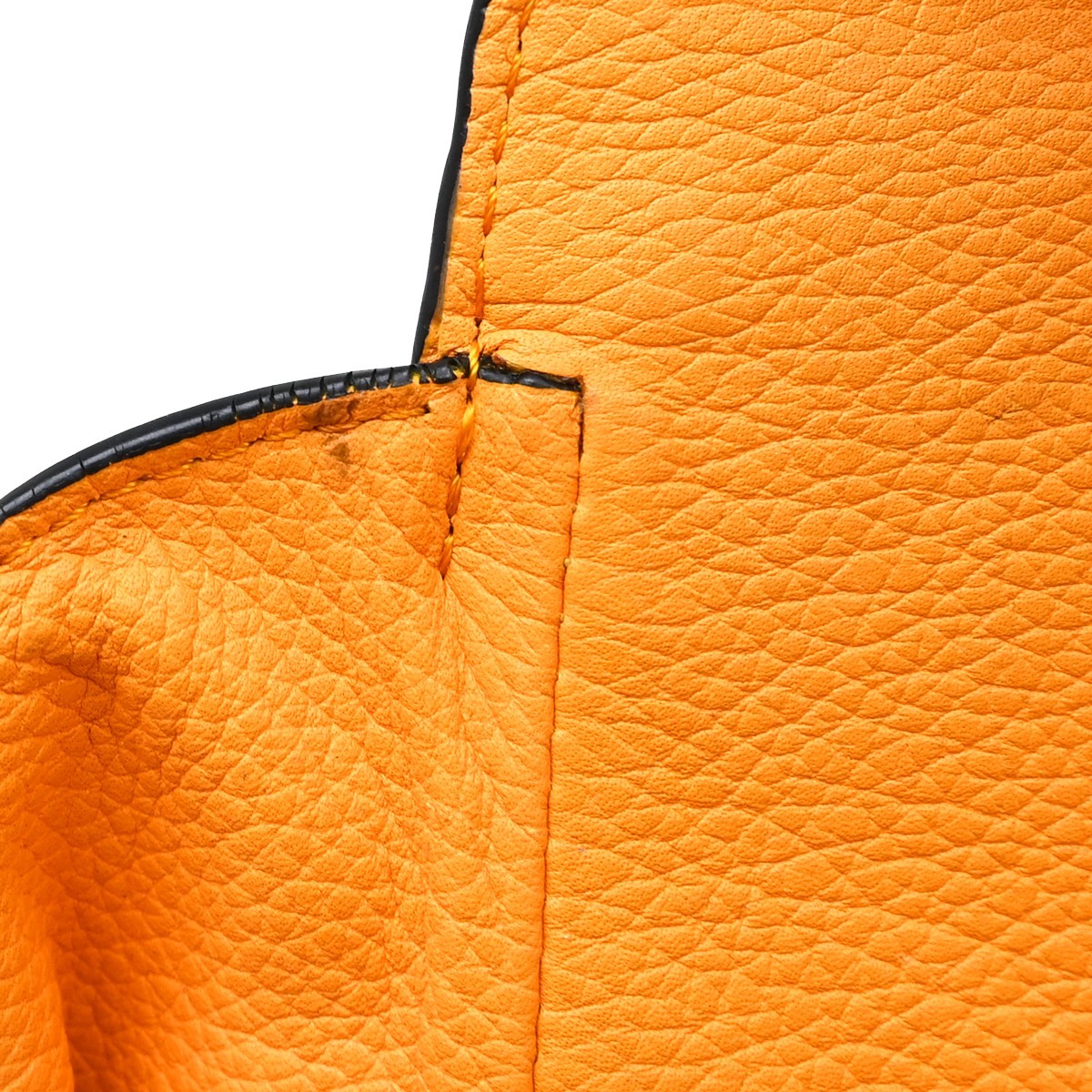 Loewe Hammock Leather, Orange, Leather, Handbag