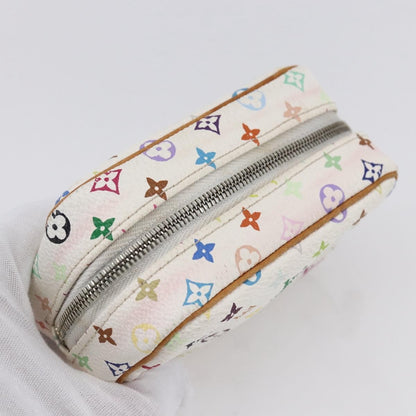 Louis Vuitton Wapity Trousse Monogram Multicolor, White, Canvas, Clutch