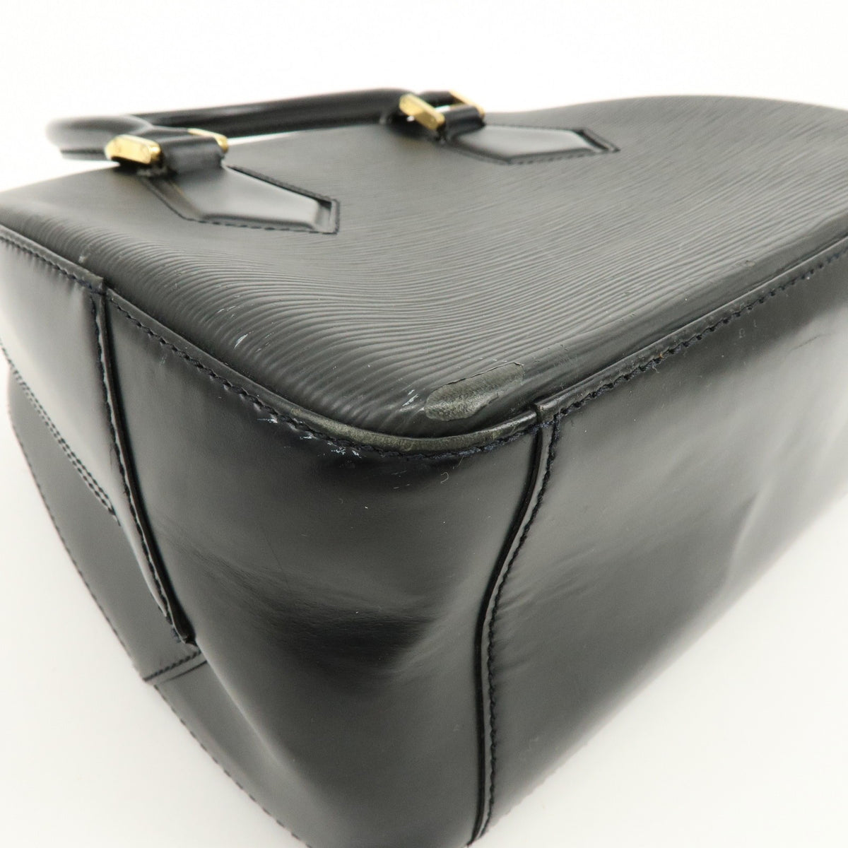 Louis Vuitton Sablons Epi Leather, Black, Leather, Handbag